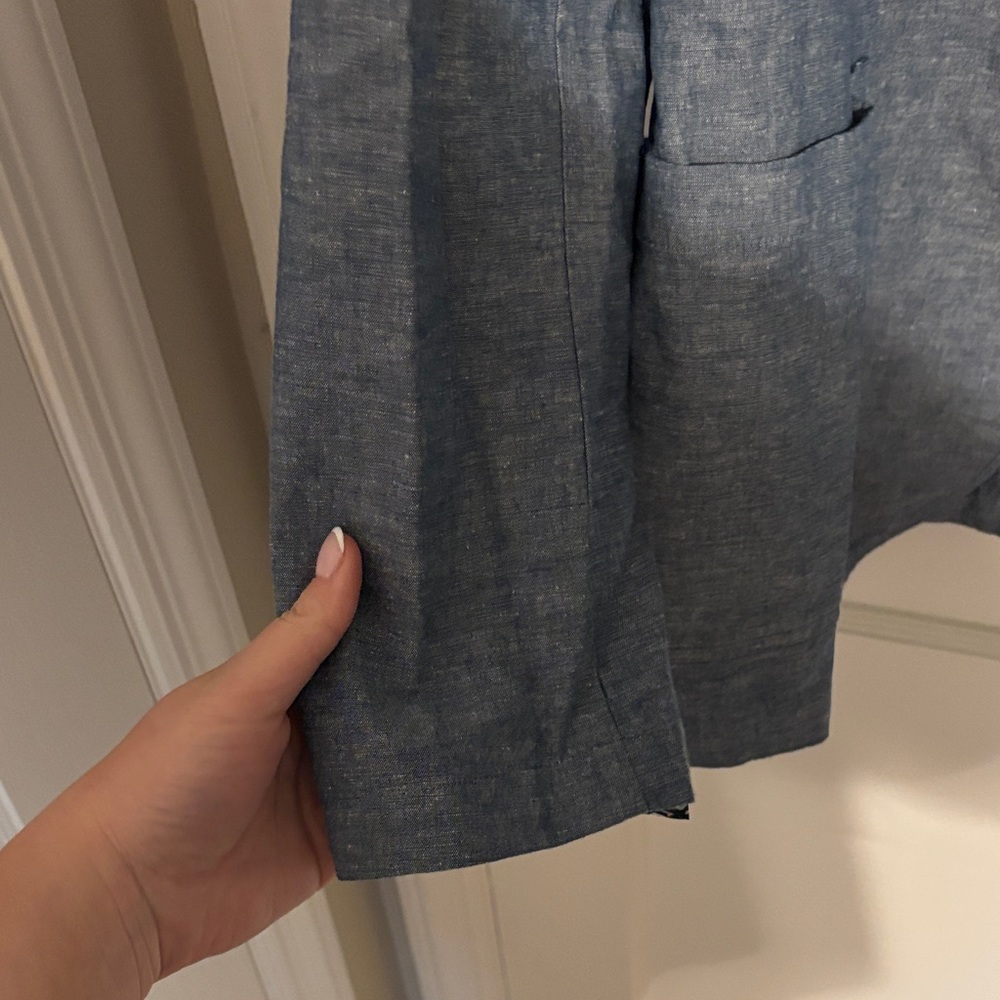Goodfellow & Co Blue Blazer with Patterned Lining - Picture 5 of 5